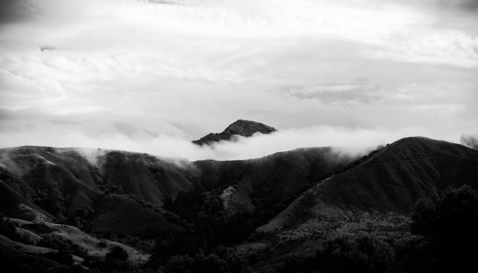 Big Sur in the clouds
